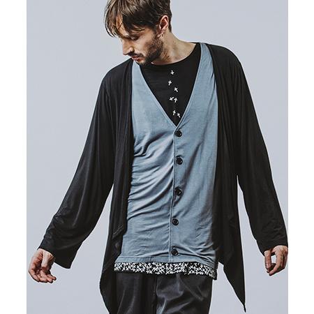 【NO ID.(ノーアイディー)】 レイヤート゛ト゛レーフ゜カーテ゛ィカ゛ン(456006-963T...