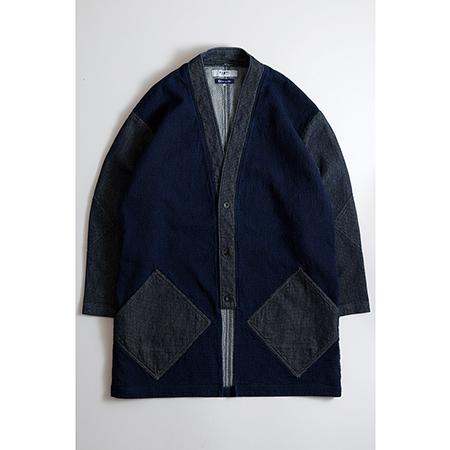 【FDMTL(ファンダメンタル)】DIAMOND LONG CARDIGAN RINSE ロングカー...
