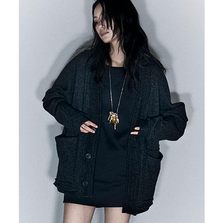 【NAPE_(ネイプ)】UNCLE - CARDI 着物風カーディガン(135)