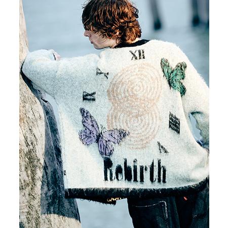 【glamb(グラム)】Rebirth Cardigan リバースカーディガン(GB0425-KNT...
