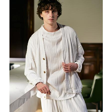 【glamb(グラム)】Willow Crepe Cardigan ウィロークレープカーディガン(G...