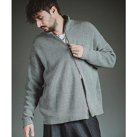 【NO ID.(ノーアイディー)】アシンメトリ-ト゛ライハ゛ース゛ニットCD カーディガン(4570...