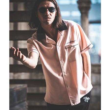 【NOISESCAPE(ノイズスケープ)】Retro style bowling shirt ボーリ...