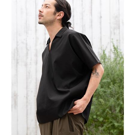 【CAMBIO(カンビオ)】Band Collar Skipper Dolman Sleeve Te...