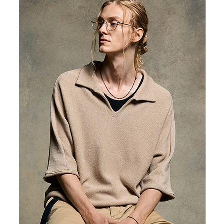 【wjk】comfy skipper polo H-S スキッパーポロシャツ(6888　kn30h)