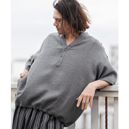 【CAMBIO(カンビオ)】Crepe Skipper Shirts スキッパーシャツ(CAM26S...