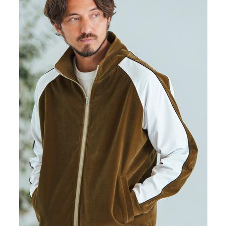 【Magine(マージン)】Sleeve Line Velor Stand Blouson スカジャ...
