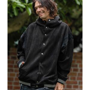 カンビオ　フィルコッド　ボアジャケット　スタジャン mj10791- Soft Boa Stadium Jumper スタジアムジャンパー（スタジャン