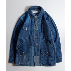 美品 FDMTL デニムロングカーディガン Mサイズ FDMTL 【FDMTL(ファンダメンタル)】JACQUARD DENIM CARDIGAN 2YR