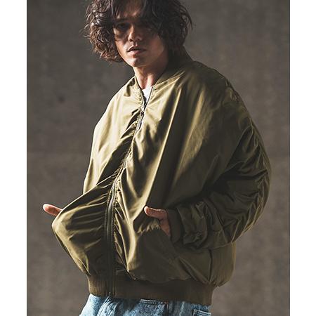 【GLIMCLAP(グリムクラップ)】 Reversible flight jacket -orig...
