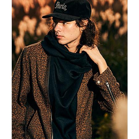 【glamb(グラム)】STUNN Drape Neck Jacket スタンドレープネックジャケッ...