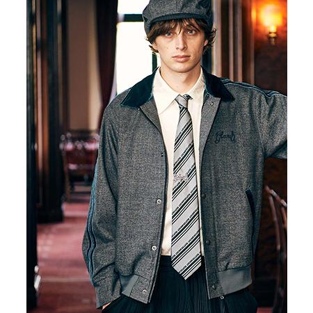 【glamb(グラム)】Glen Check Line Blouson グレンチェックラインブルゾン...