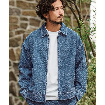 【CAMBIO(カンビオ)】Loop Nep Denim Zip Jacket ジップジャケット(P...