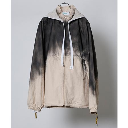 【BODYSONG.(ボディソング)】SPRAY PIGMENT-DYED BALACLAVA JA...