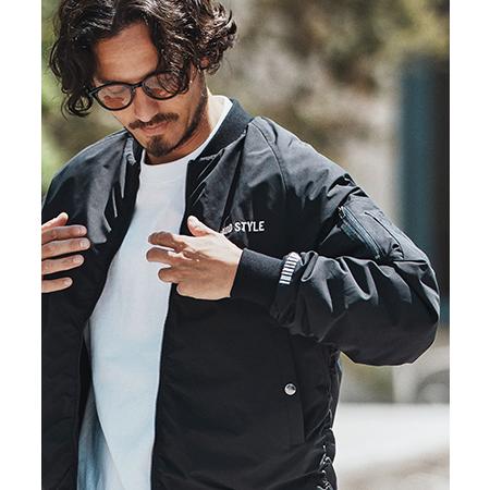 【felkod(フィルコッド)】Puckering MA-1 ＭＡ-1ジャケット(F25A070)