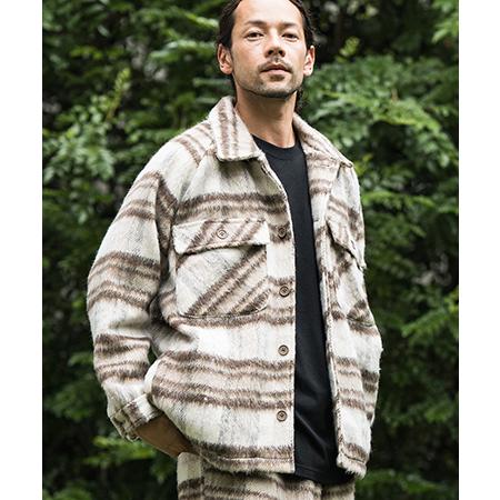 【CAMBIO(カンビオ)】Check Shaggy CPO Jacket CPOジャケット(CAM...