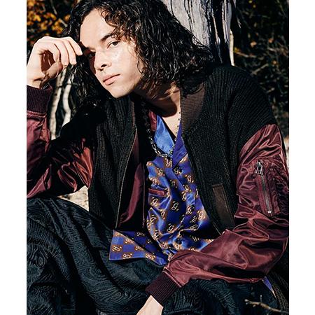 【glamb(グラム)】Knit Body MA-1 ニットボディエムエーワン(GB0124-JKT...