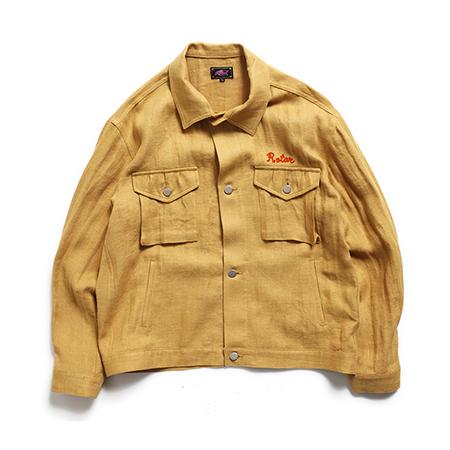 【ROTAR(ローター)】Linen Military  Blouson ミリタリーブルゾン(rt2...