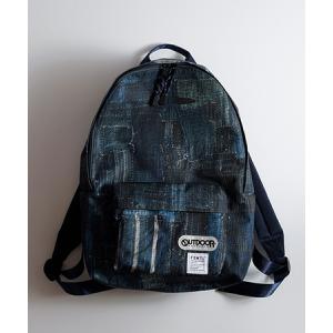 FDMTL OUTDOOR バックパック　襤褸 アウトドアプロダクツ」×「ファンダメンタル」 襤褸（ぼろ）生地が