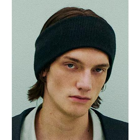 【ATTACHMENT(アタッチメント)】CASHMERE KNIT HAIR BAND ヘアーバン...