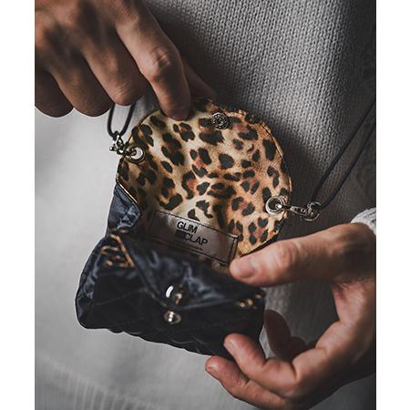 【GLIMCLAP(グリムクラップ)】Two pockets design mini bag-Min...