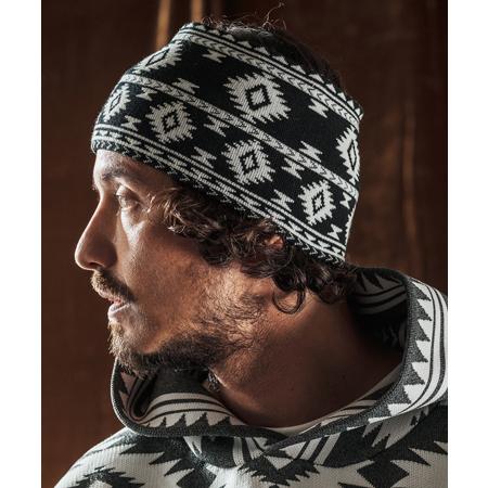 【ANGENEHM(アンゲネーム)】Native Pattern Knit Band ニットヘアバン...