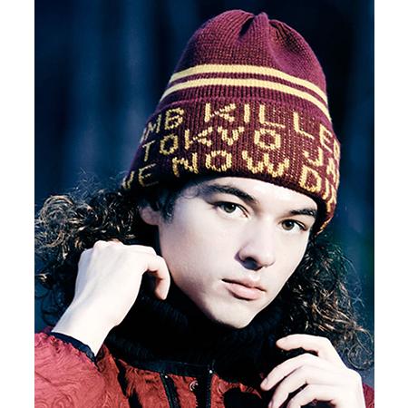 【glamb(グラム)】Lettering Knit Cap レタリングニットキャップ(GB0425...