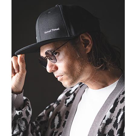 【GLIMCLAP(グリムクラップ)】Embroidered Design Flat Cap ベース...
