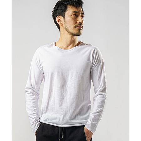 【wjk】cut-off crew-neck L-S  カットソー(7708 js01c)