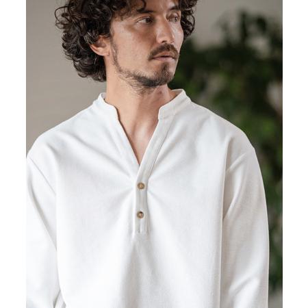 【Magine(マージン)】BAND COLLAR SKIPPER LONG SLEEVE CUT ...