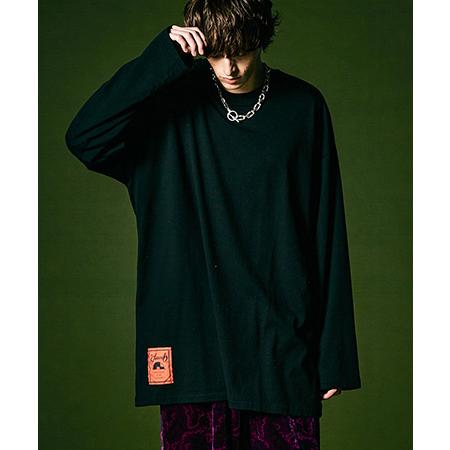 【glamb(グラム)】Record Tag Long Sleeves T レコードタグロングスリー...