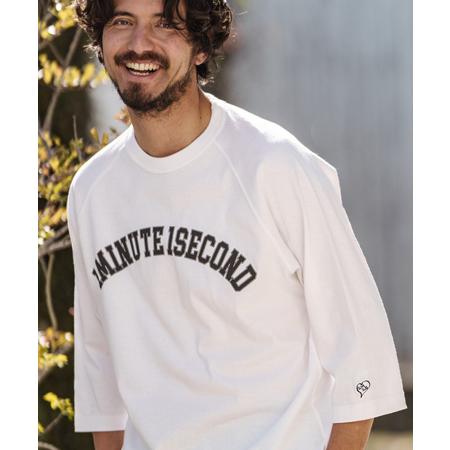 【1minute 1second(ワンミニットワンセカンド)】loose fit college l...