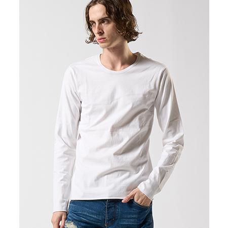 【wjk】cut-off crew-neck L-S カットソー(7708 js01e)