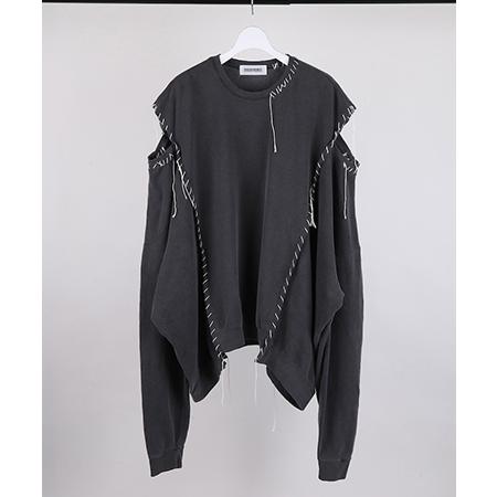 【DISCOVERED(ディスカバード)】OPEN SHOULDER CUTSEWN カットソー(D...