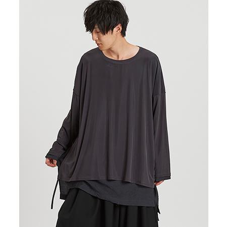 【NO ID.(ノーアイディー)】レイヤート゛C-N BIG-PO カットソー(457006-042...