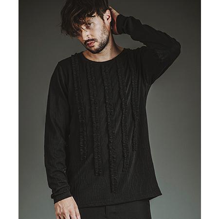 【NO ID.(ノーアイディー)】ローフ゜シ゛ャカート゛フリルPO プルオーバー カットソー(457...