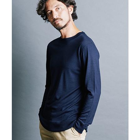 【Magine(マージン)】WOOL JERSEY PULLOVER KNITSAW L-S ニット...