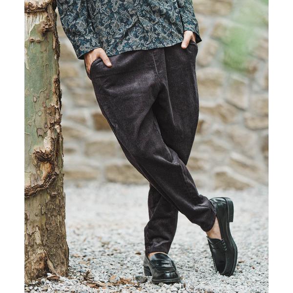 【CAMBIO(カンビオ)】Middle Wale Corduroy Stretch Soft Sa...