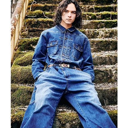 【glamb(グラム)】Oversized Denim All in One オーバーサイズデニムオ...