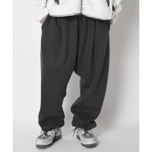 【SUPERTHANKS(スーパーサンクス)】Wide knitted trousers (Double face dobby) トラウザーパンツ(ST234CS04)｜cambio