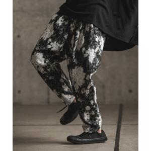 【GLIMCLAP(グリムクラップ)】Botanical gobelin tapestry cocoon silhouette pants　ゴブランパンツ(16-013-gls-ce)｜cambio