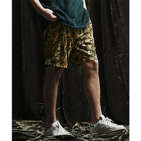 【ANGENEHM(アンゲネーム)】 Camouflage pattern relax shorts...