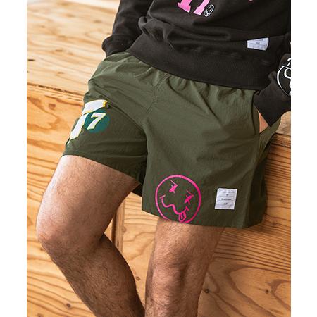 【seventy seven(セブンティセブン)】taffeta short pants (77up...