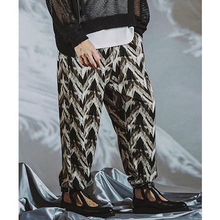 【NO ID.(ノーアイディー)】ク゛リッチフ゜リントハ゛ルーンPT パンツ(854006-755P...