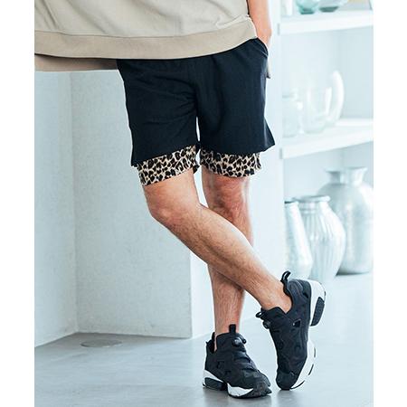 【Magine(マージン)】Pigment processing sweat baker short...