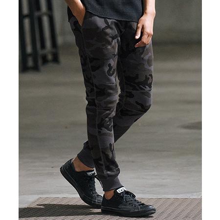 【wjk reluxe】back shaggy boa bonding camouflage pan...