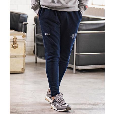 【felkod(フィルコッド)】Cord Accents Knit Denim Pants スピンド...