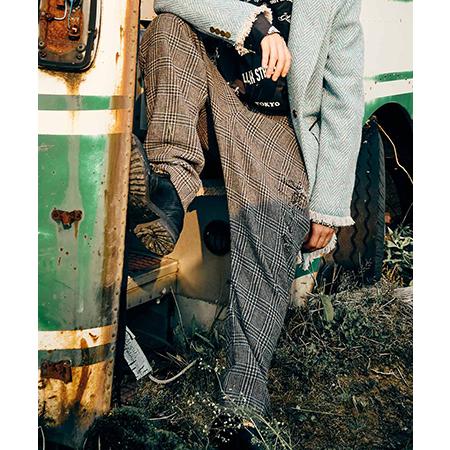 【glamb(グラム)】Out of Society Tweed Slacks アウトオブソサイエテ...