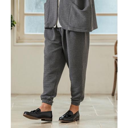 【Magine(マージン)】Deformed Knitting Jacquard Tapered P...