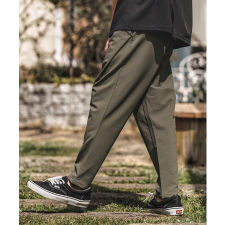 【CAMBIO(カンビオ)】Stretch Nylon Tapered Pants ナイロンテーパー...